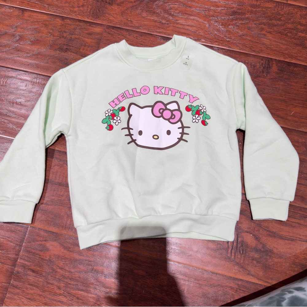 Hello Kitty Kids Sweatshirt - Mint Green